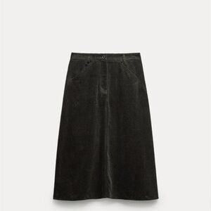 Zara corduroy midi skirt limited edition. New without tags.